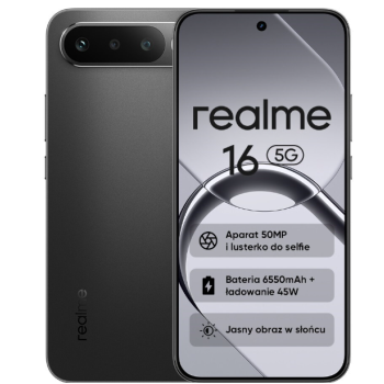 Realme 16 5G 8/256GB Czarny